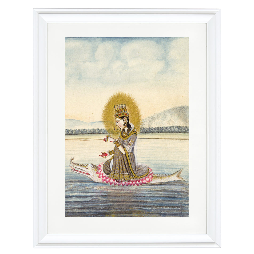 The Divine Flow of Ganga Art Print