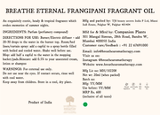 Eternal Frangipani Fragrant Oil