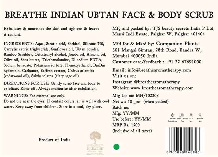 Indian Ubtan Face & Body Scrub