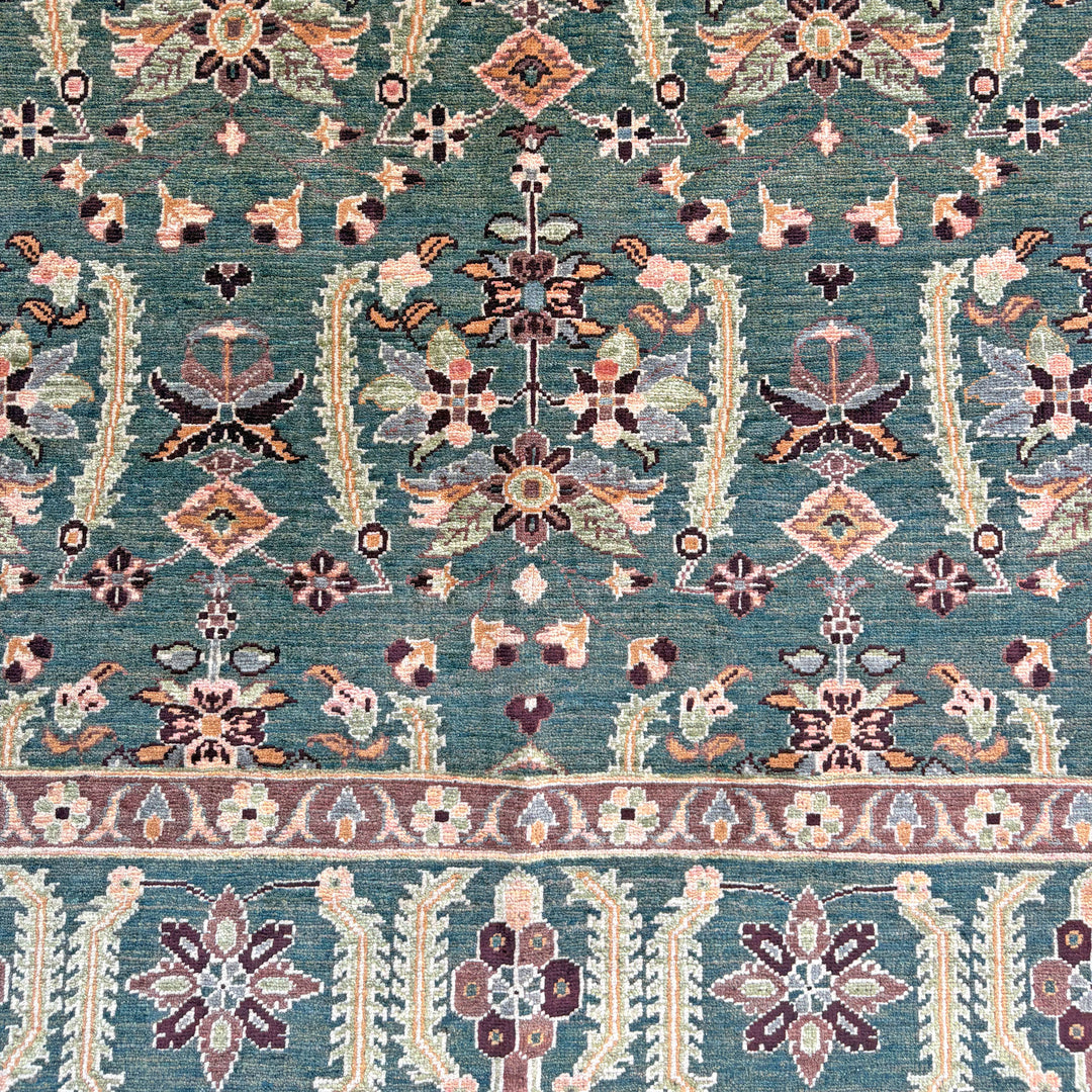 Sabz Chobi, one-of-a-kind Afghan rug — detail