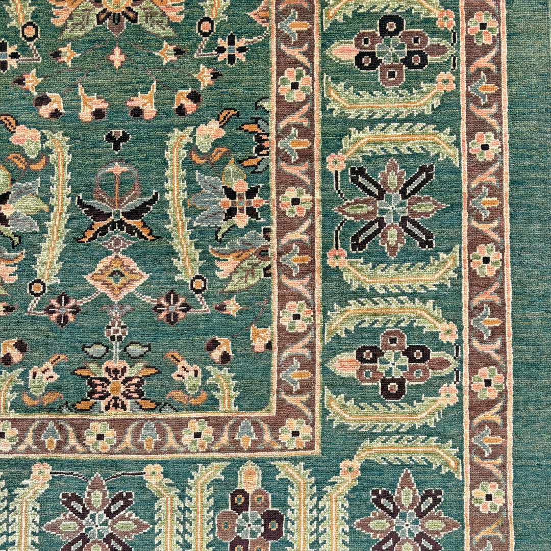 Sabz Chobi, one-of-a-kind Afghan rug — additional view