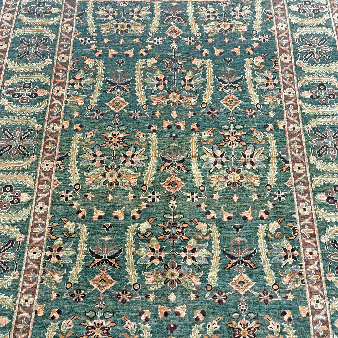Sabz Chobi, one-of-a-kind Afghan rug — additional view