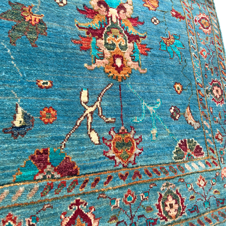 Firoza Chobi, one-of-a-kind Afghan rug — detail