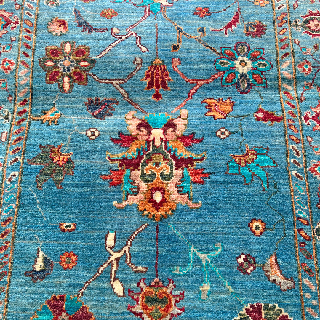 Firoza Chobi, one-of-a-kind Afghan rug — additional view