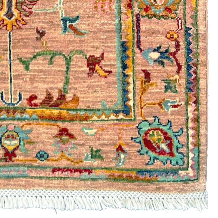 Gulabi Chobi, one-of-a-kind Afghan rug — additional view
