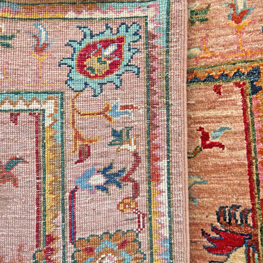 Gulabi Chobi, one-of-a-kind Afghan rug — additional view