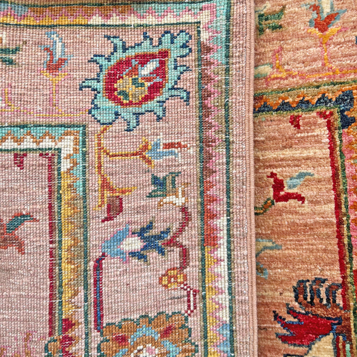 Gulabi Chobi, one-of-a-kind Afghan rug — additional view