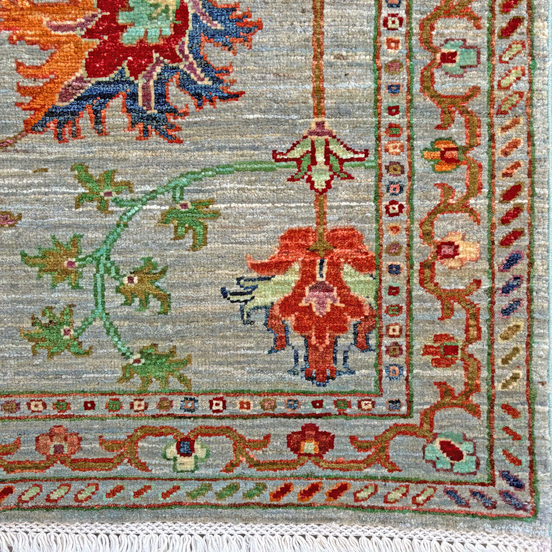 Dhuan Chobi, one-of-a-kind Afghan rug — additional view