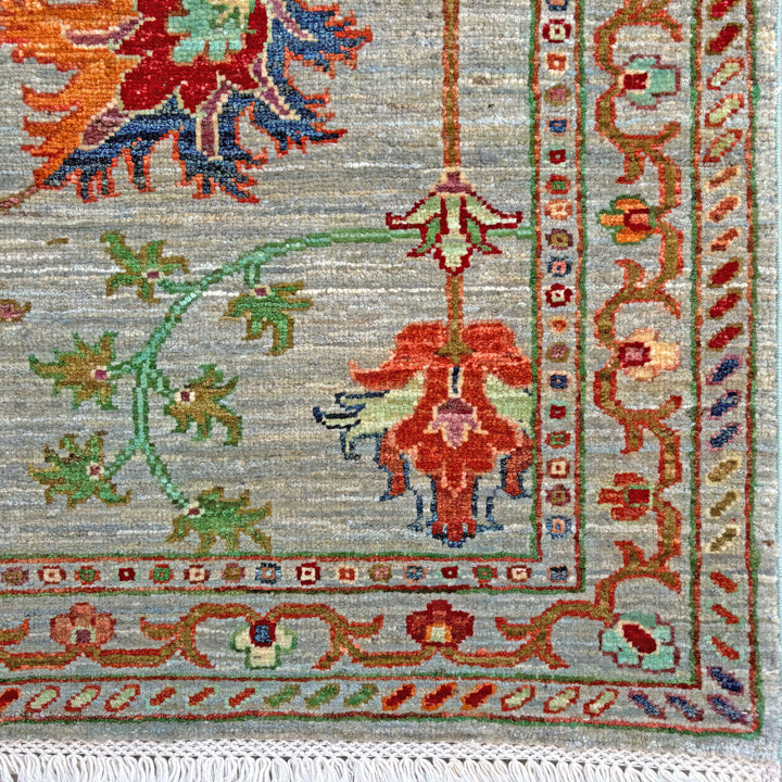 Dhuan Chobi, one-of-a-kind Afghan rug — additional view