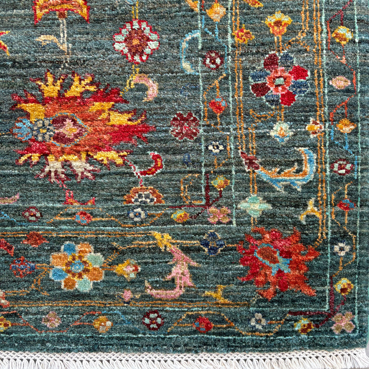 Jangal Chobi, one-of-a-kind Afghan rug — additional view