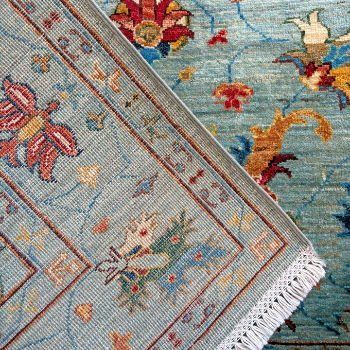 Chashma Chobi, one-of-a-kind Afghan rug — additional view