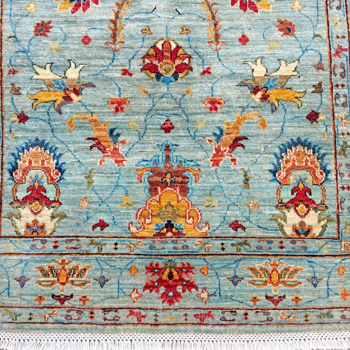 Chashma Chobi, one-of-a-kind Afghan rug — additional view