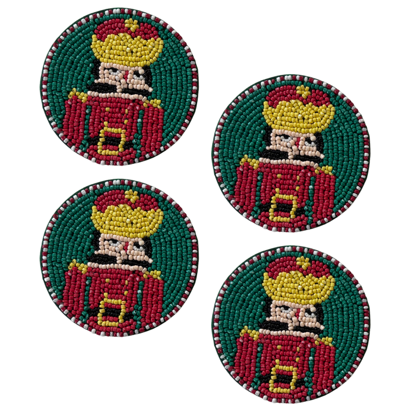 Beaded Nutcracker - Coasters