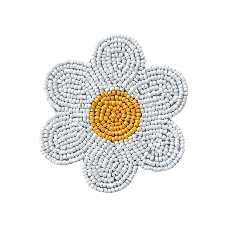 Beaded Daisy Bloom - Coasters