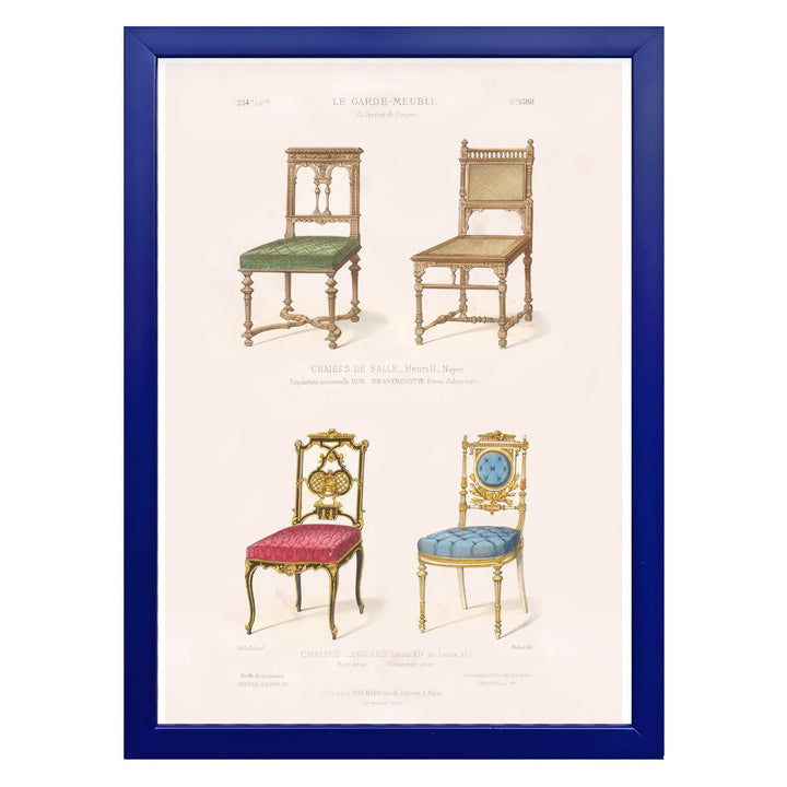 Chaises de Salle légères By Désiré Guilmard Art Print