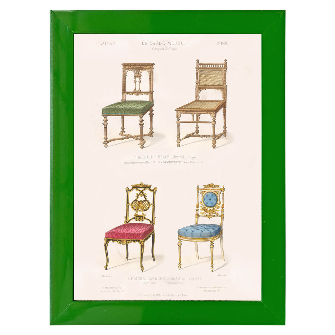 Chaises de Salle légères By Désiré Guilmard Art Print