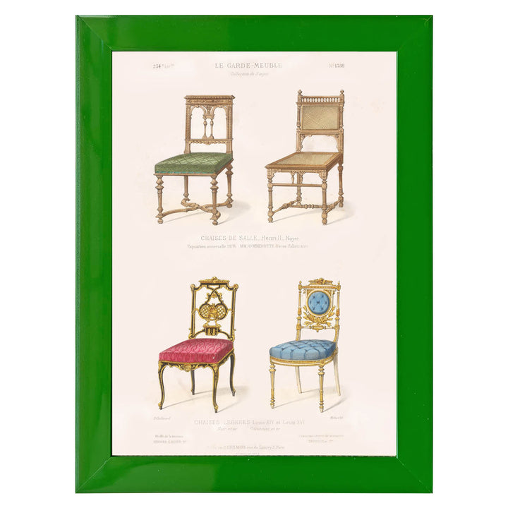 Chaises de Salle légères By Désiré Guilmard Art Print