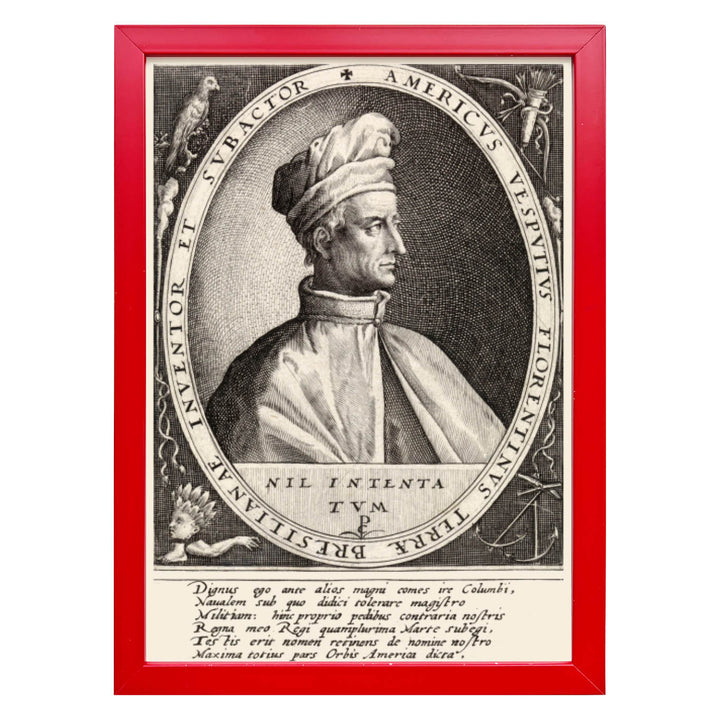 Portrait of Amerigo Vespucci Art Print