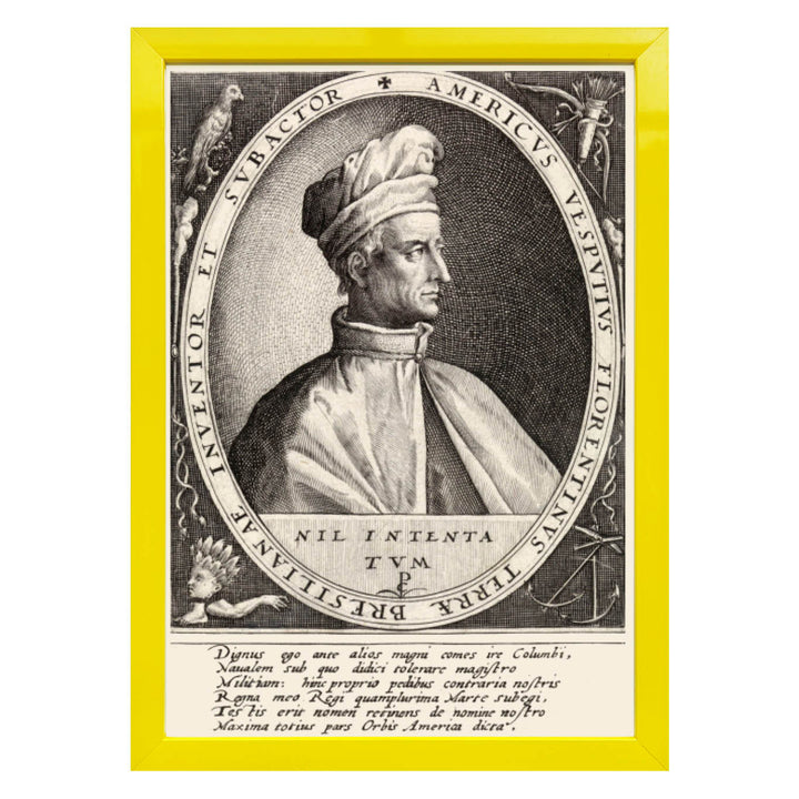 Portrait of Amerigo Vespucci Art Print