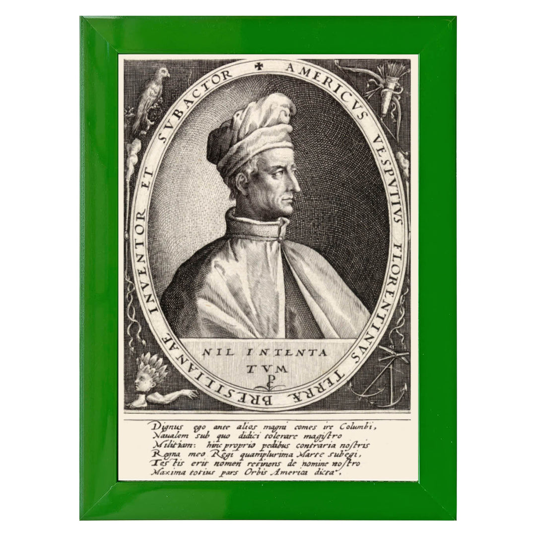 Portrait of Amerigo Vespucci Art Print