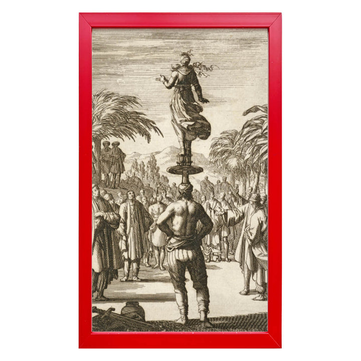 Indian Acrobats in Patoda Art Print