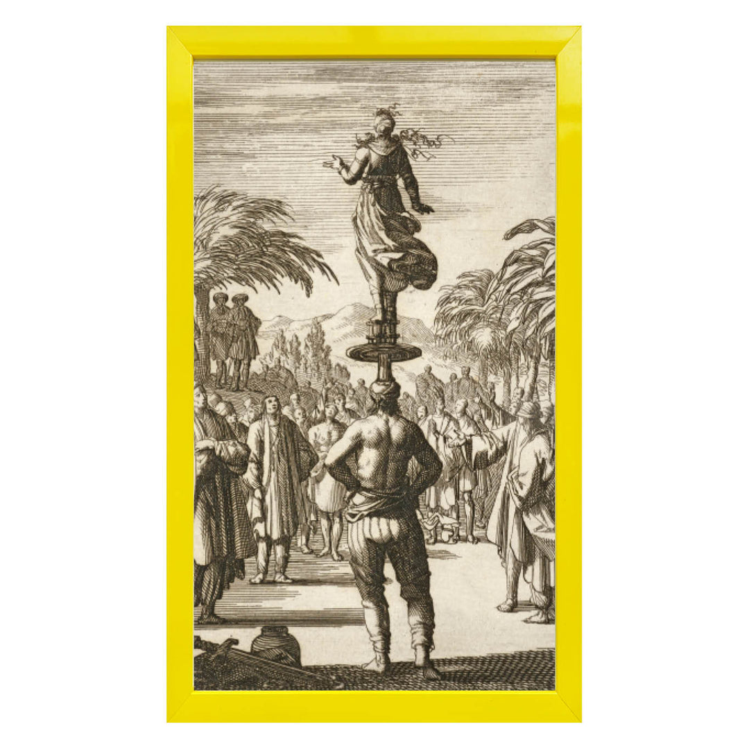 Indian Acrobats in Patoda Art Print