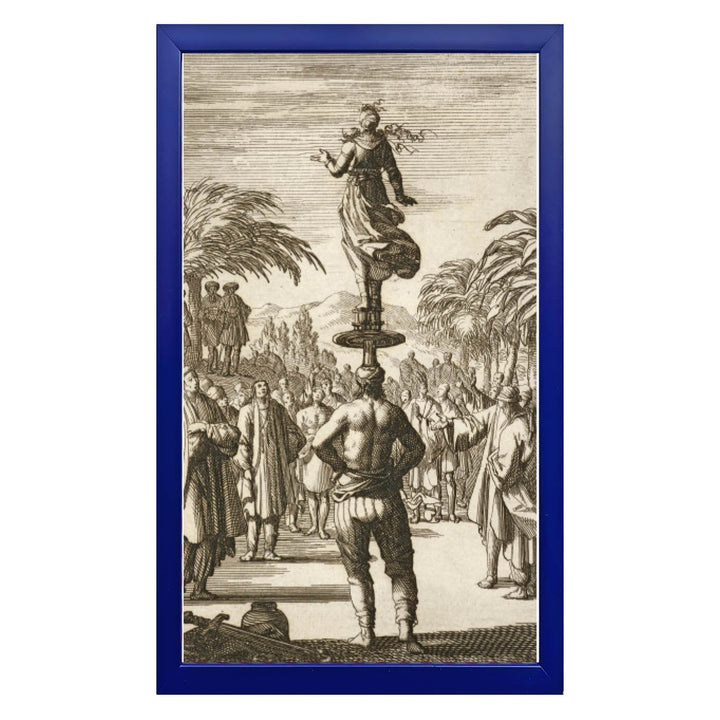 Indian Acrobats in Patoda Art Print