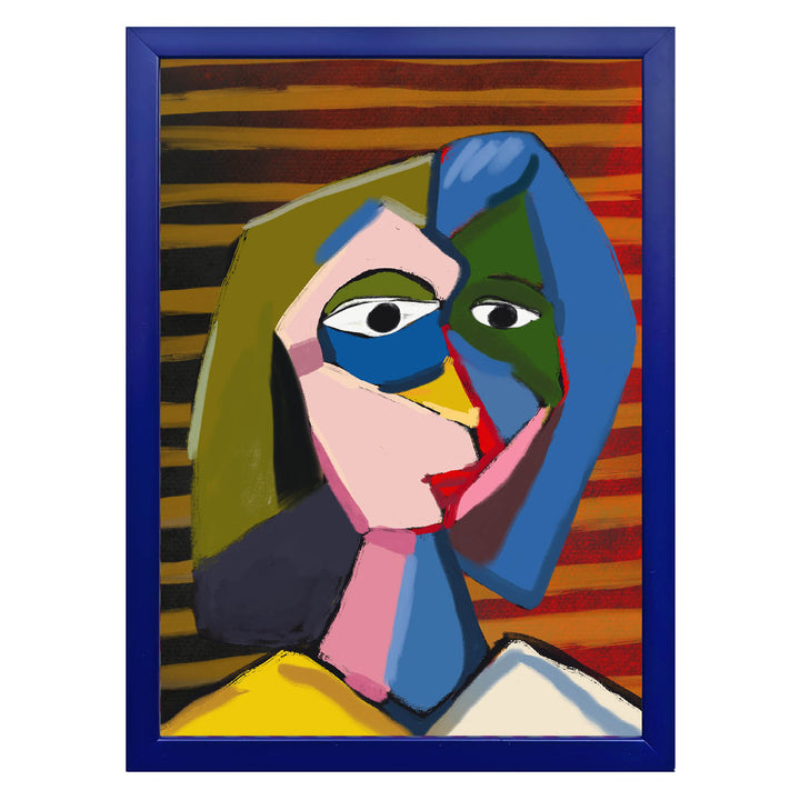 Cubist Muse Art Print