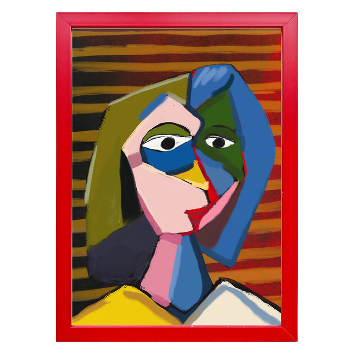 Cubist Muse Art Print