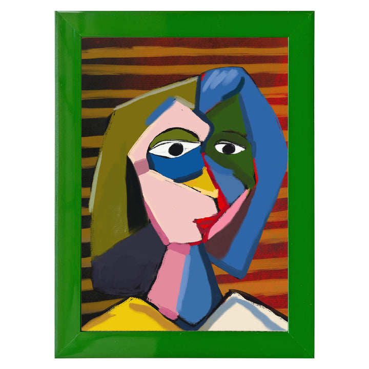 Cubist Muse Art Print