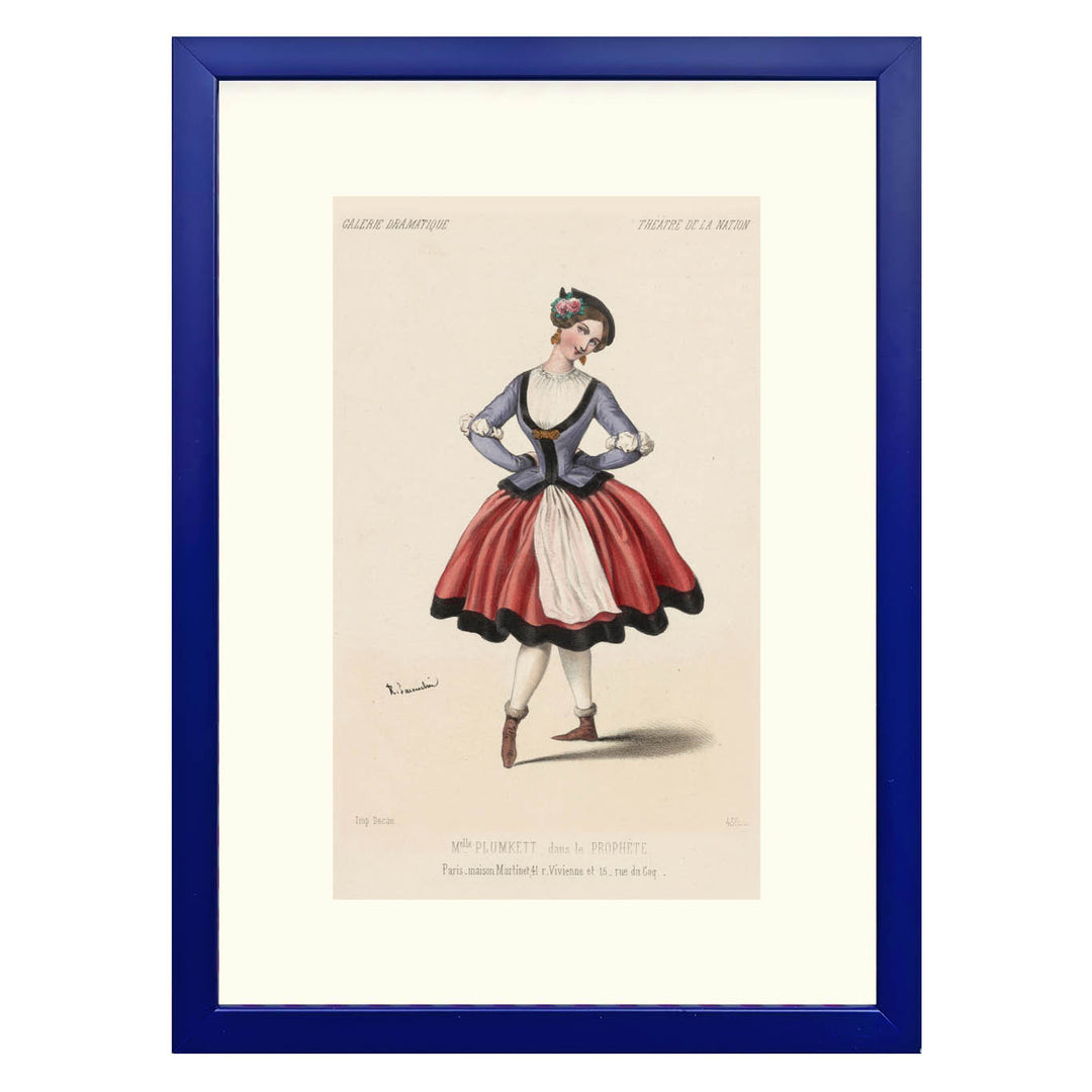 Melle. Plumkett, dans Le prophète, Théâtre de la Nation Art print