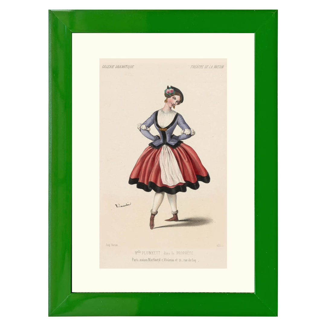 Melle. Plumkett, dans Le prophète, Théâtre de la Nation Art print