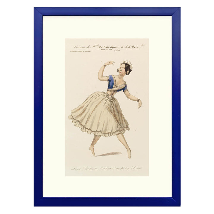 Costume de Melle Carlotta Grisi, rôle de la Péri, dans la Péri (Ballet) Art print