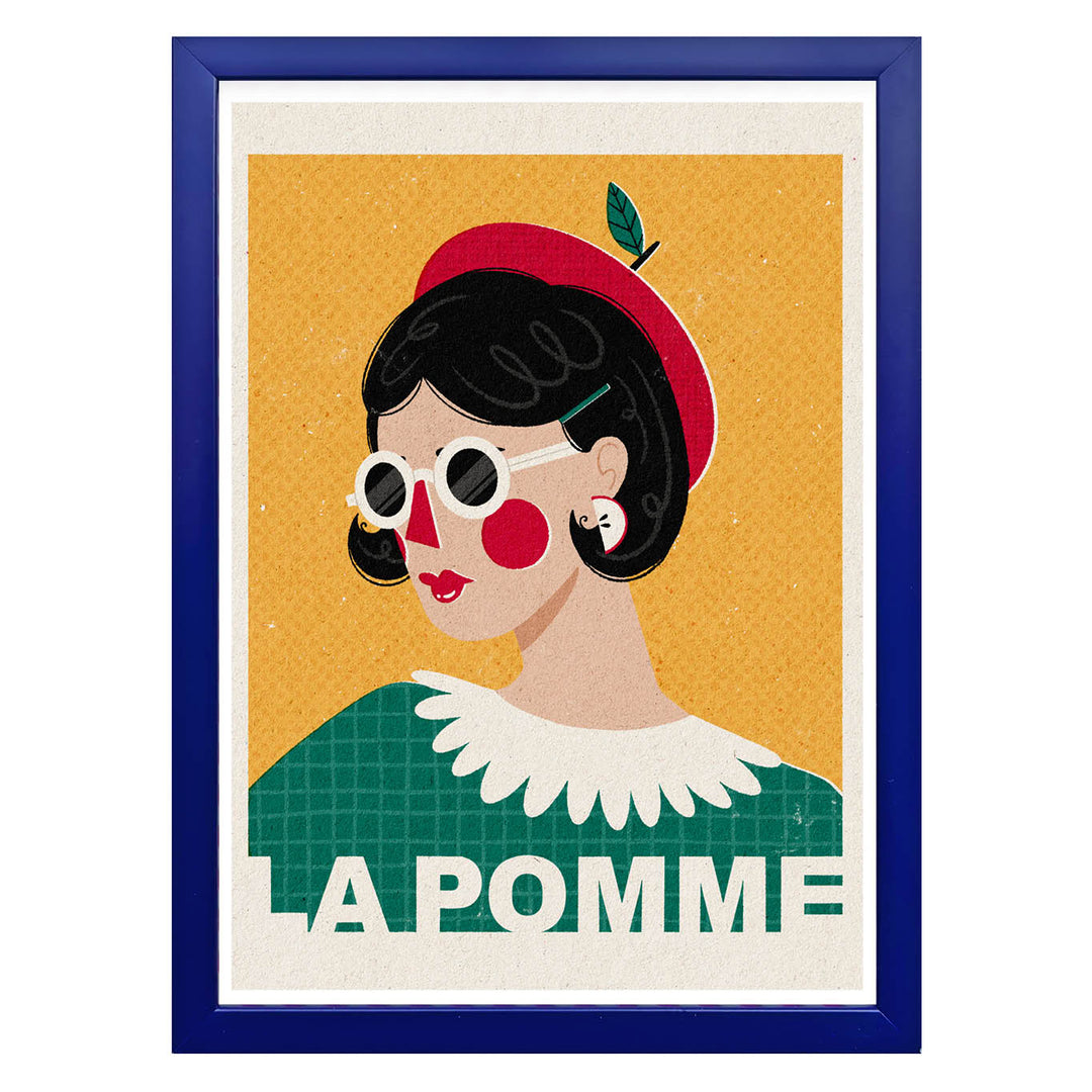 La Pomme French Fashion Portrait Art Print