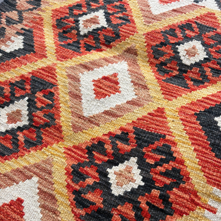 Tehzeeb Maimana Gelum One-OF-A-Kind-Afghan Rug