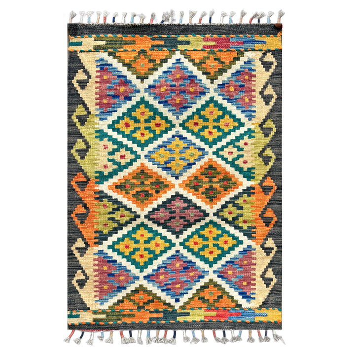 Darbar Maimana Gelum One-OF-A-Kind-Afghan Rug