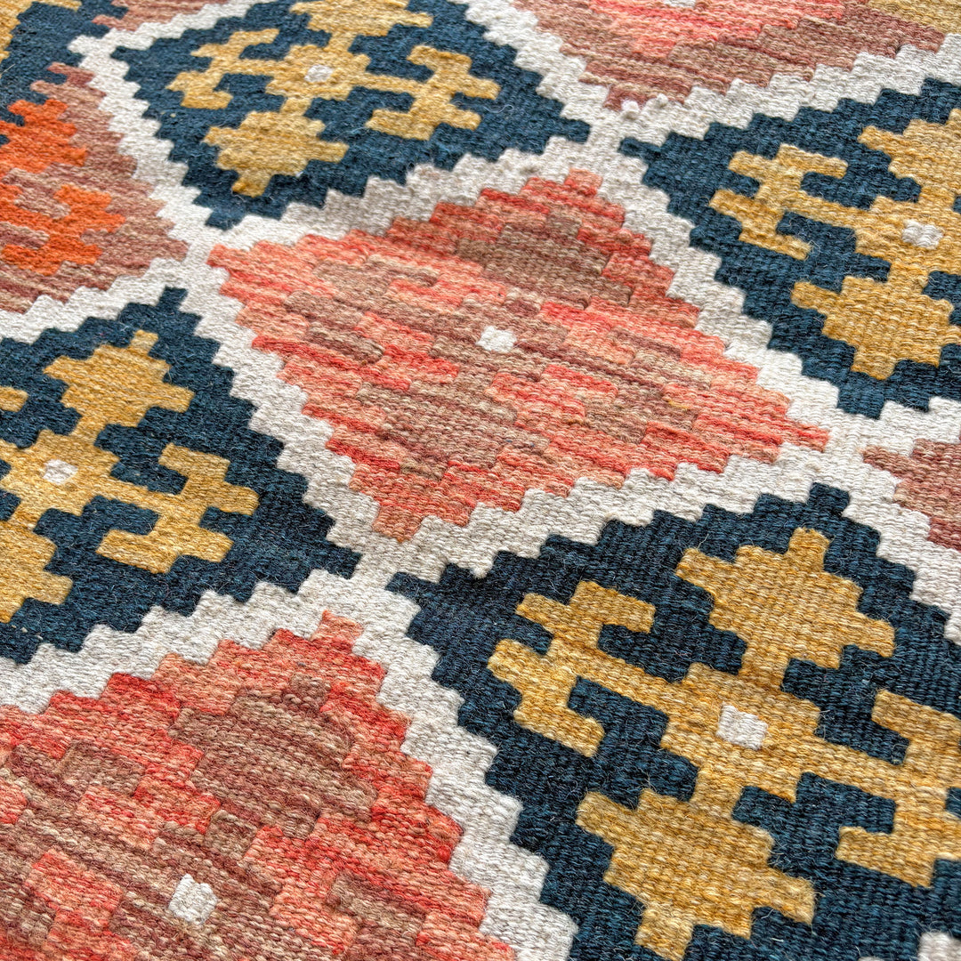 Mehfil Maimana Gelum One-OF-A-Kind-Afghan Rug