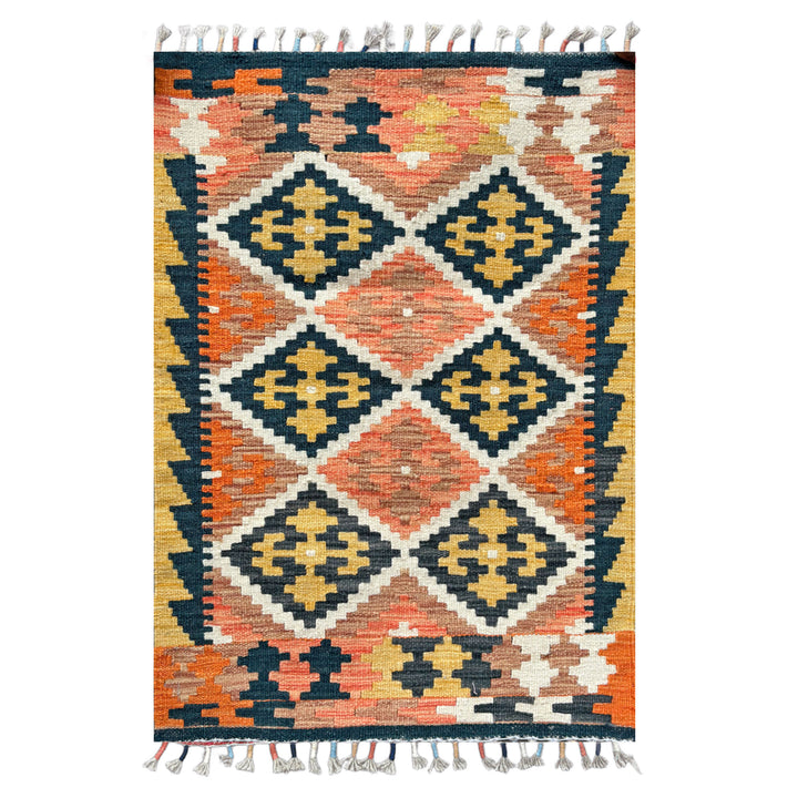 Mehfil Maimana Gelum One-OF-A-Kind-Afghan Rug