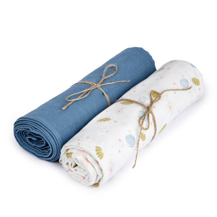 Sea of Dreams - Swaddles (Set of 2)