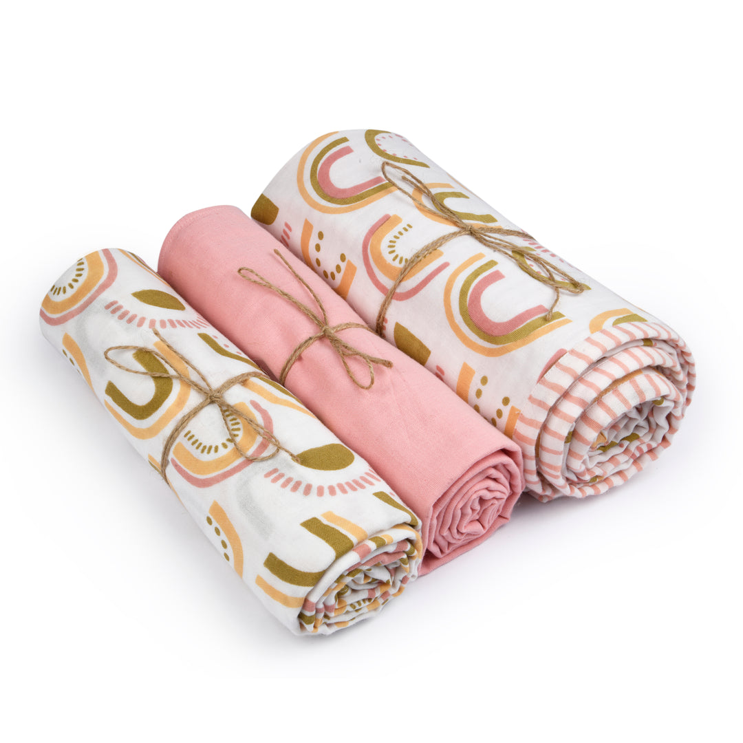 I'm Peachy - Blanket & Swaddles (Set of 3)