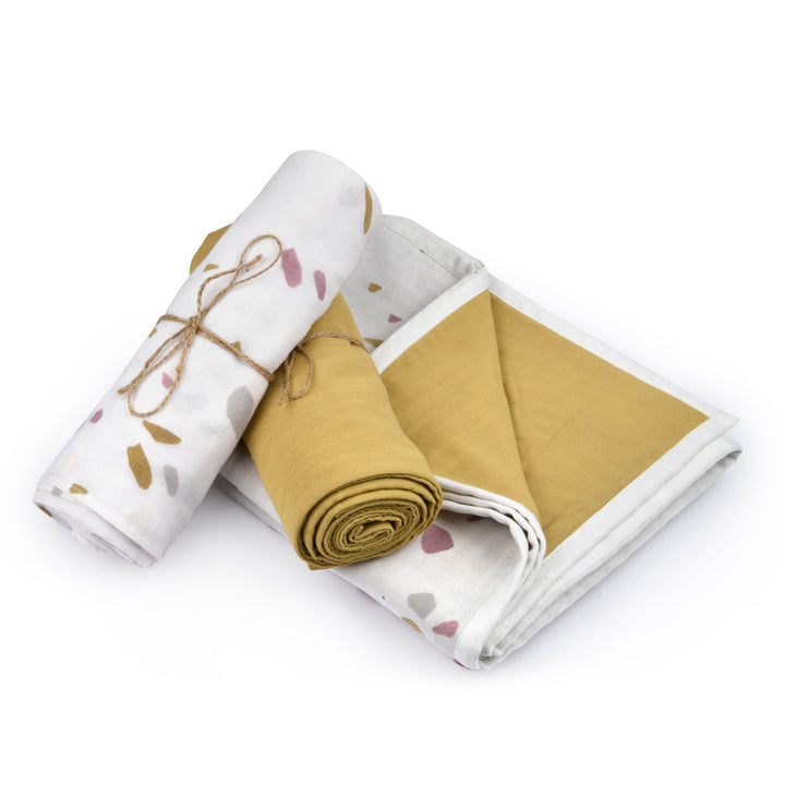 Rocks & Pebbles - Blanket & Swaddles (Set of 3)