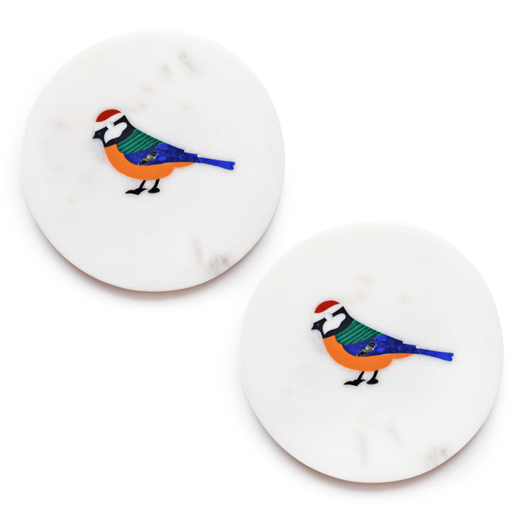 Marble Finch Coasters Gift Set