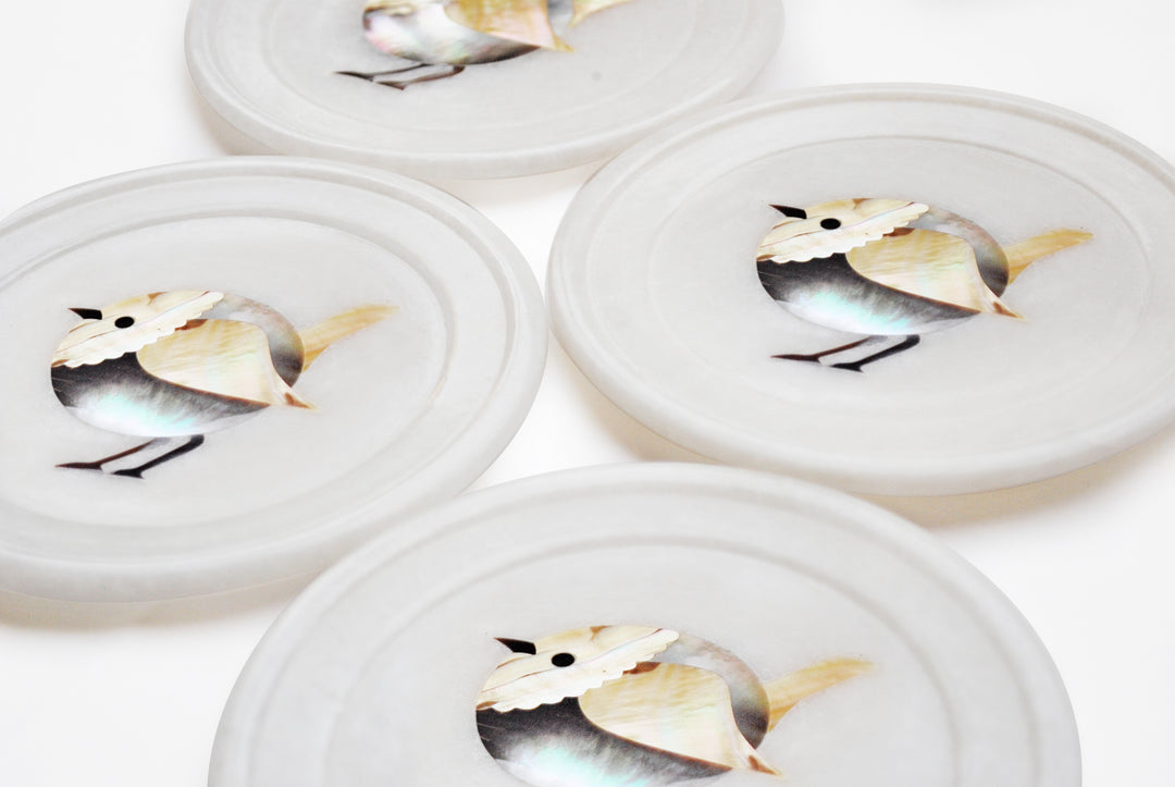 Bird Trinket Tray - Set of 2