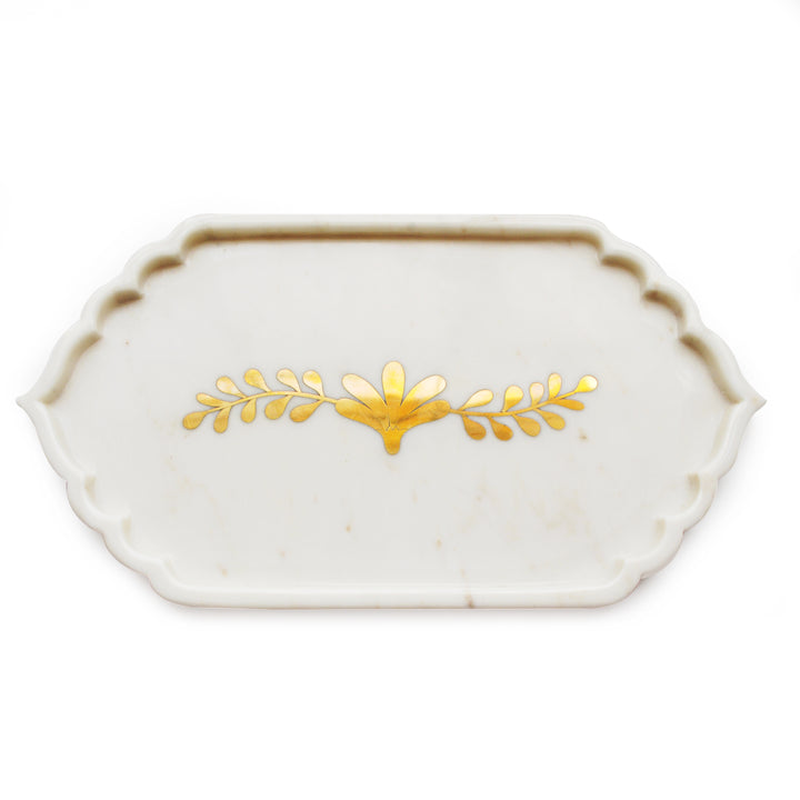 Leaf Inlay Platter