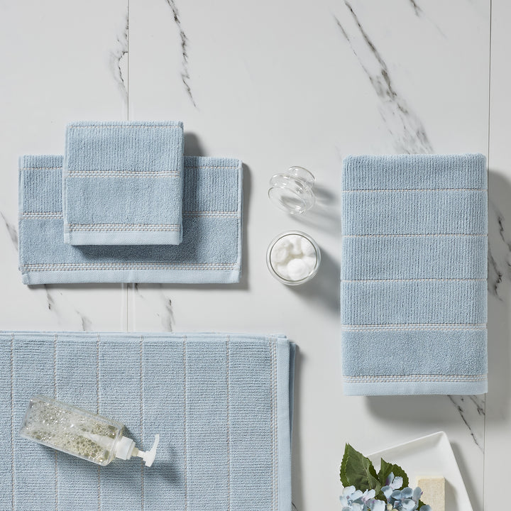 SYMMETRY STERLING BLUE - TOWEL SET