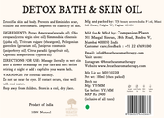 Detox Bath & Skin Oil
