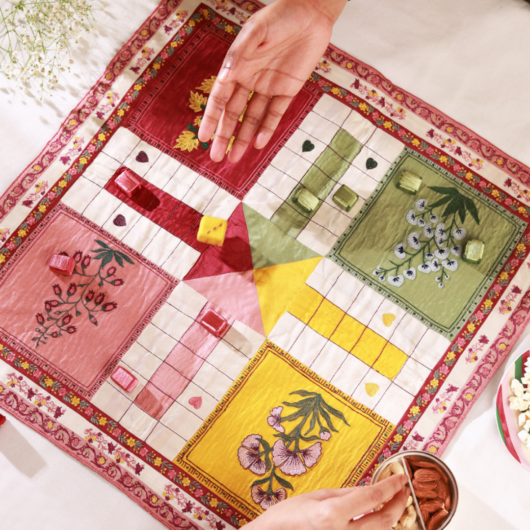 Dicey in the Garden Ludo Set