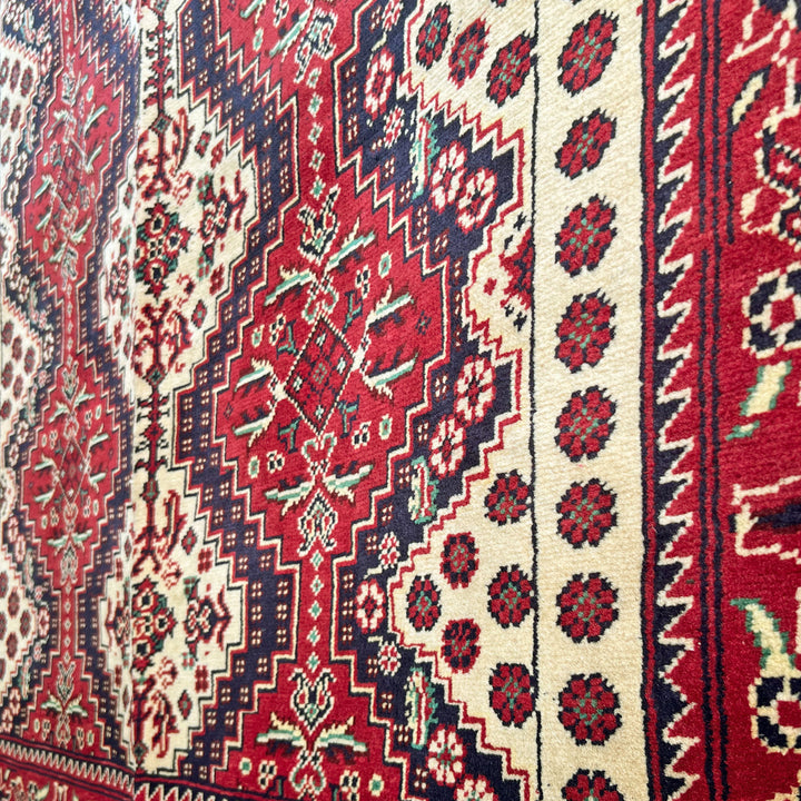Aatish Yusufi, one-of-a-kind Afghan rug — additional view