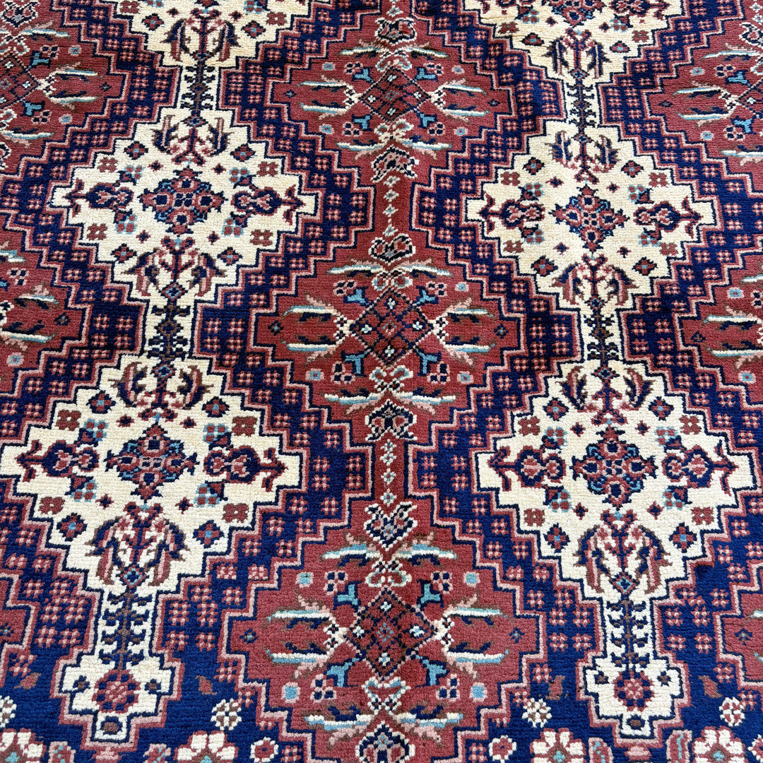 Neeli Yusufi, one-of-a-kind Afghan rug — detail