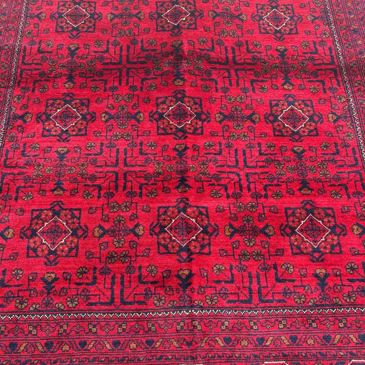 Tilaism Khal Mohammadi, one-of-a-kind Afghan rug — detail